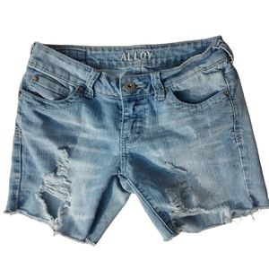 Alloy jean shorts size 1